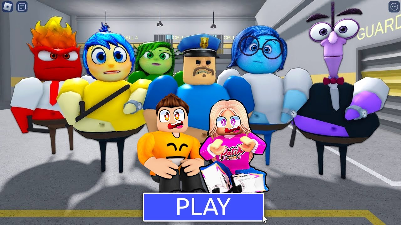 RODZINA BARRY'S INSIDE OUT 2 ZAMKNĘŁA MNIE W WIĘZIENIU w ROBLOX! (W głowie się nie mieści 2)