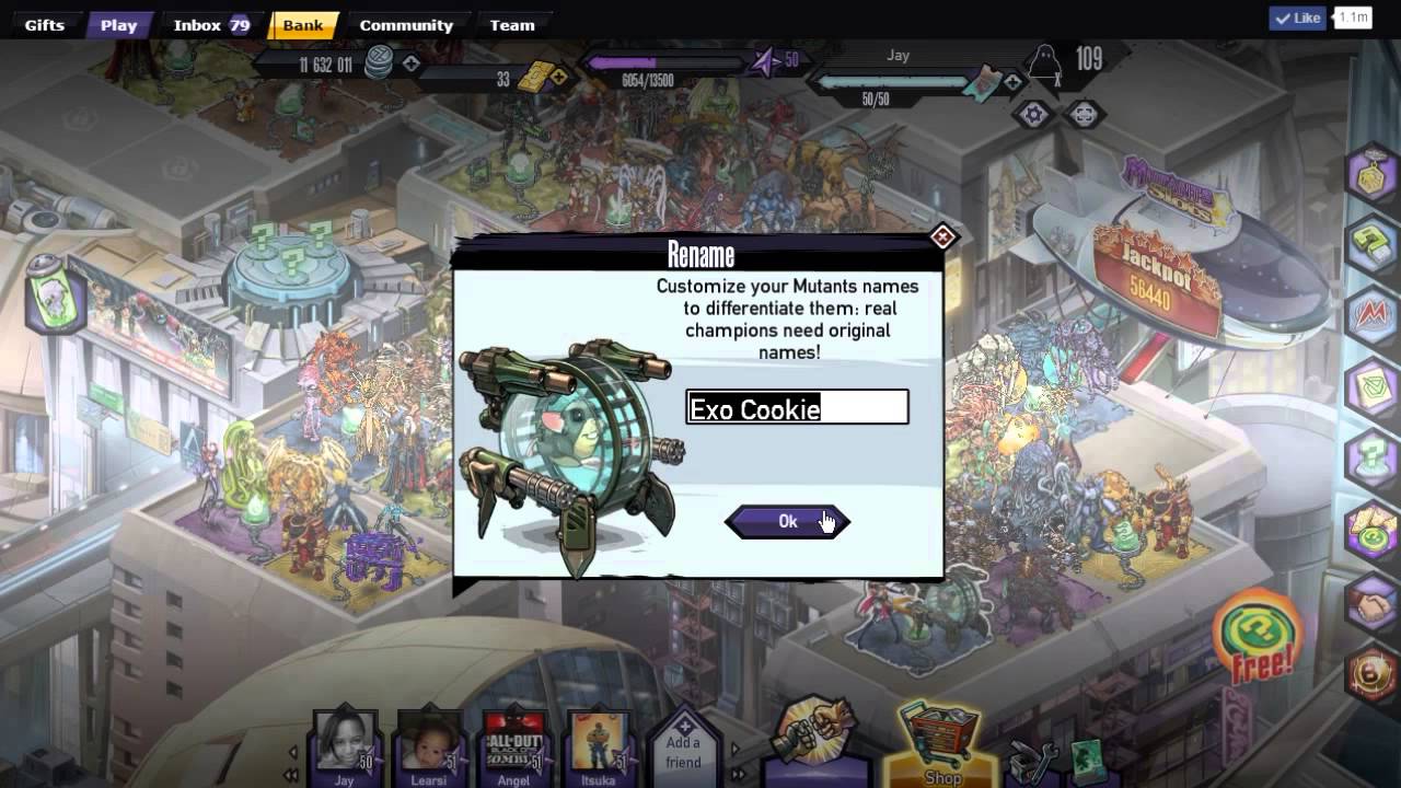 Mutants: Genetic Gladiators - Exo Cookie Overview