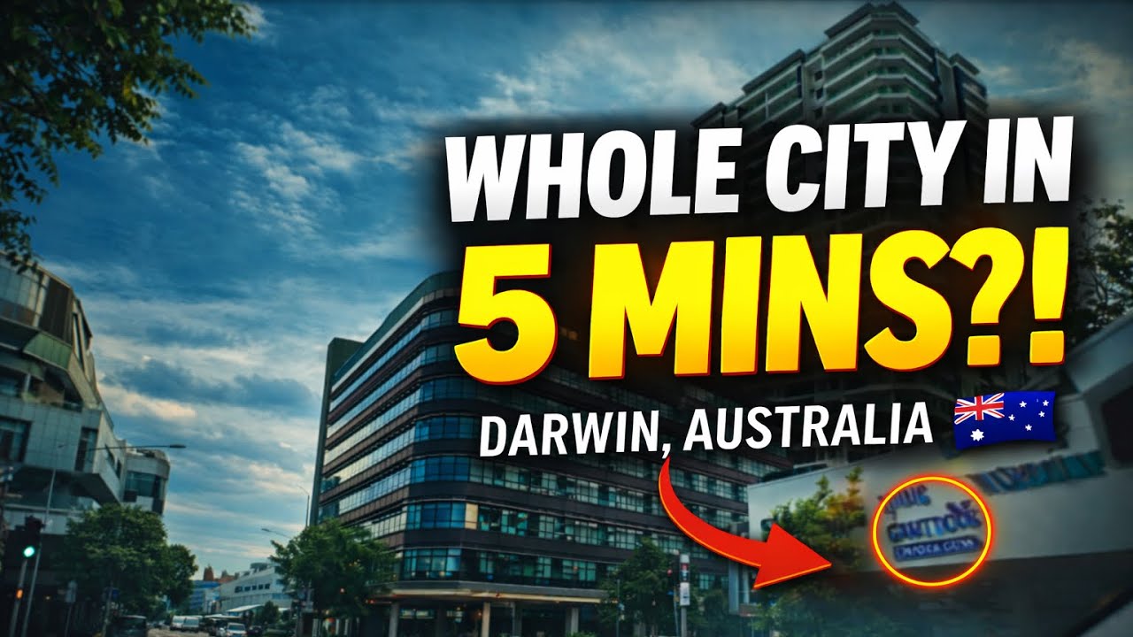 	You Won’t Believe How Small Darwin Is!Whole City in 5 Minutes?!Darwin Is Smaller Than You Think!😳🇦🇺