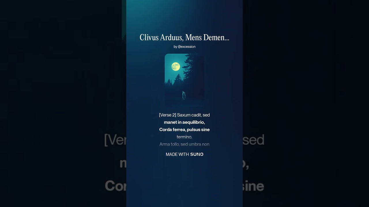 Clivus Arduus, Mens Demens Tempore