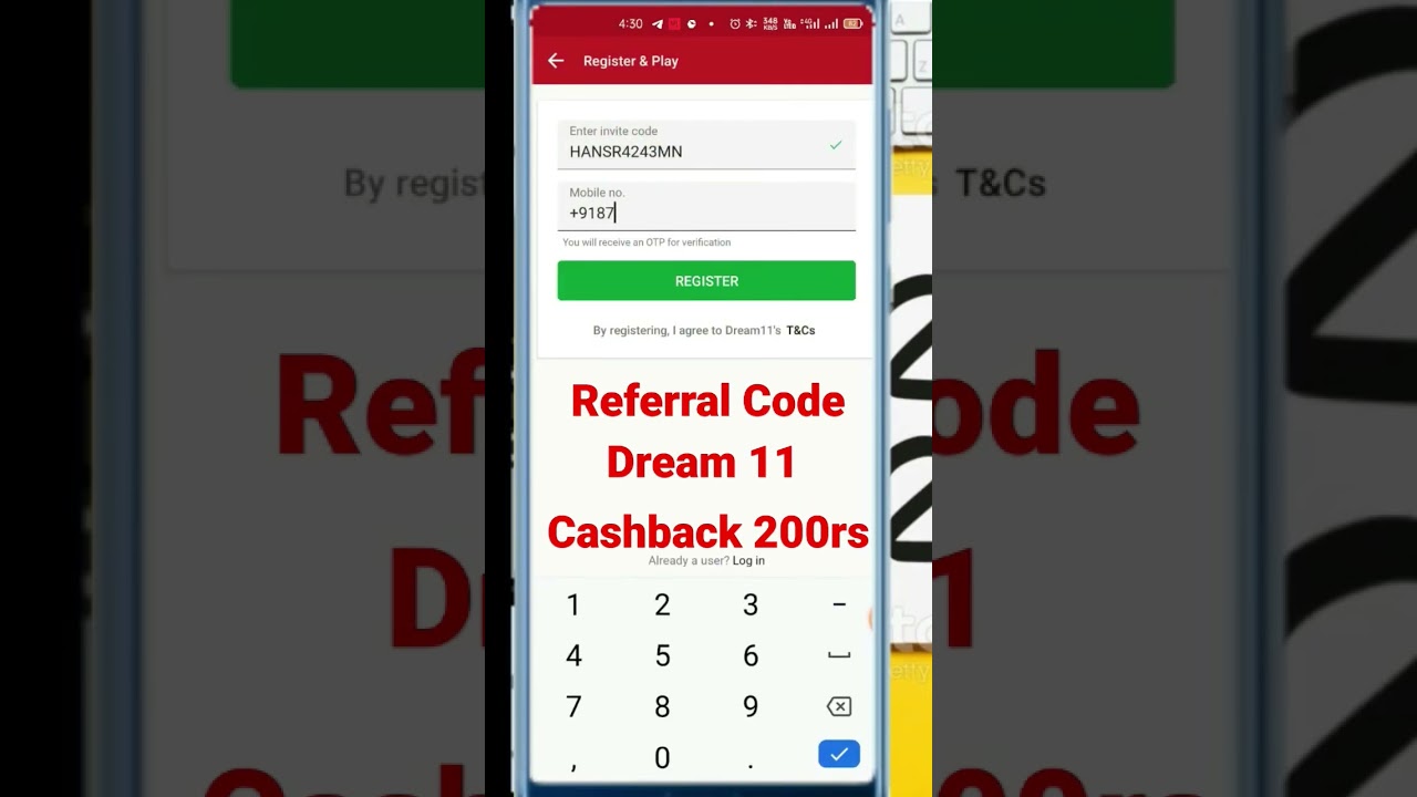 Dream11 Referral Code