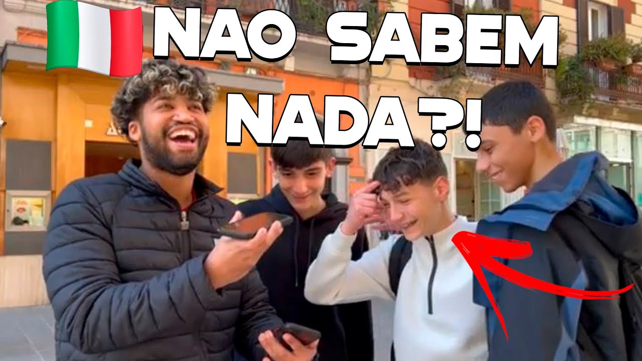 OS EUROPEUS CONHECEM O FUTEBOL BRASILEIRO??? - TALKING TO GRINGOS #1