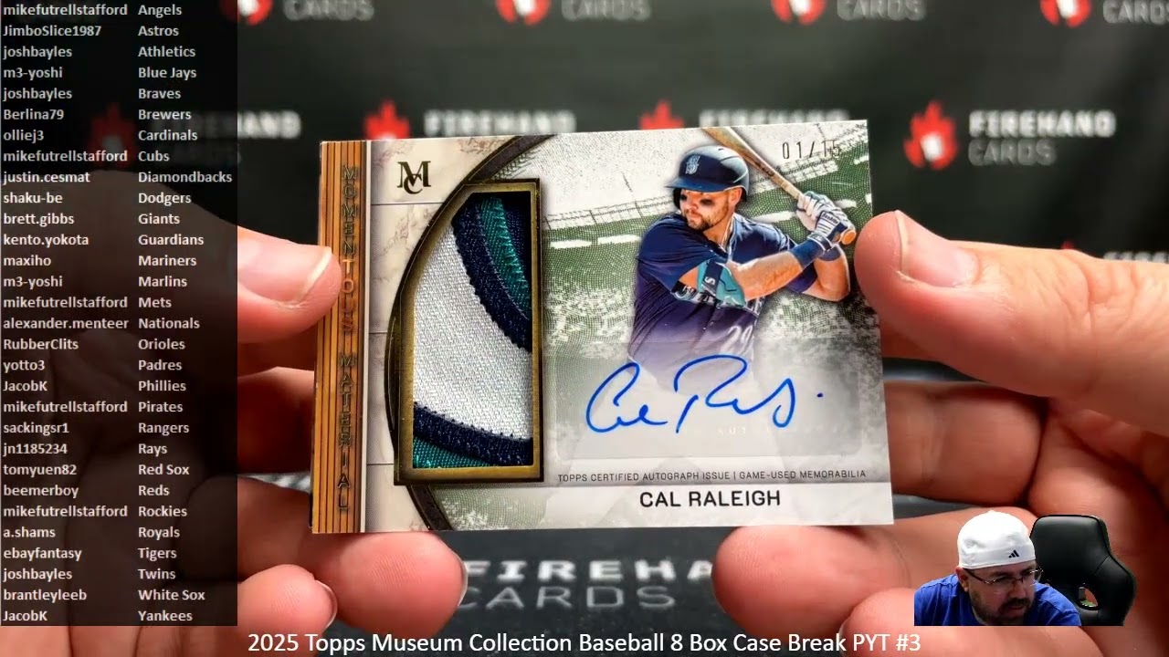 2/22/2026 2025 Topps Museum Collection Baseball 8 Box Case Break PYT #3