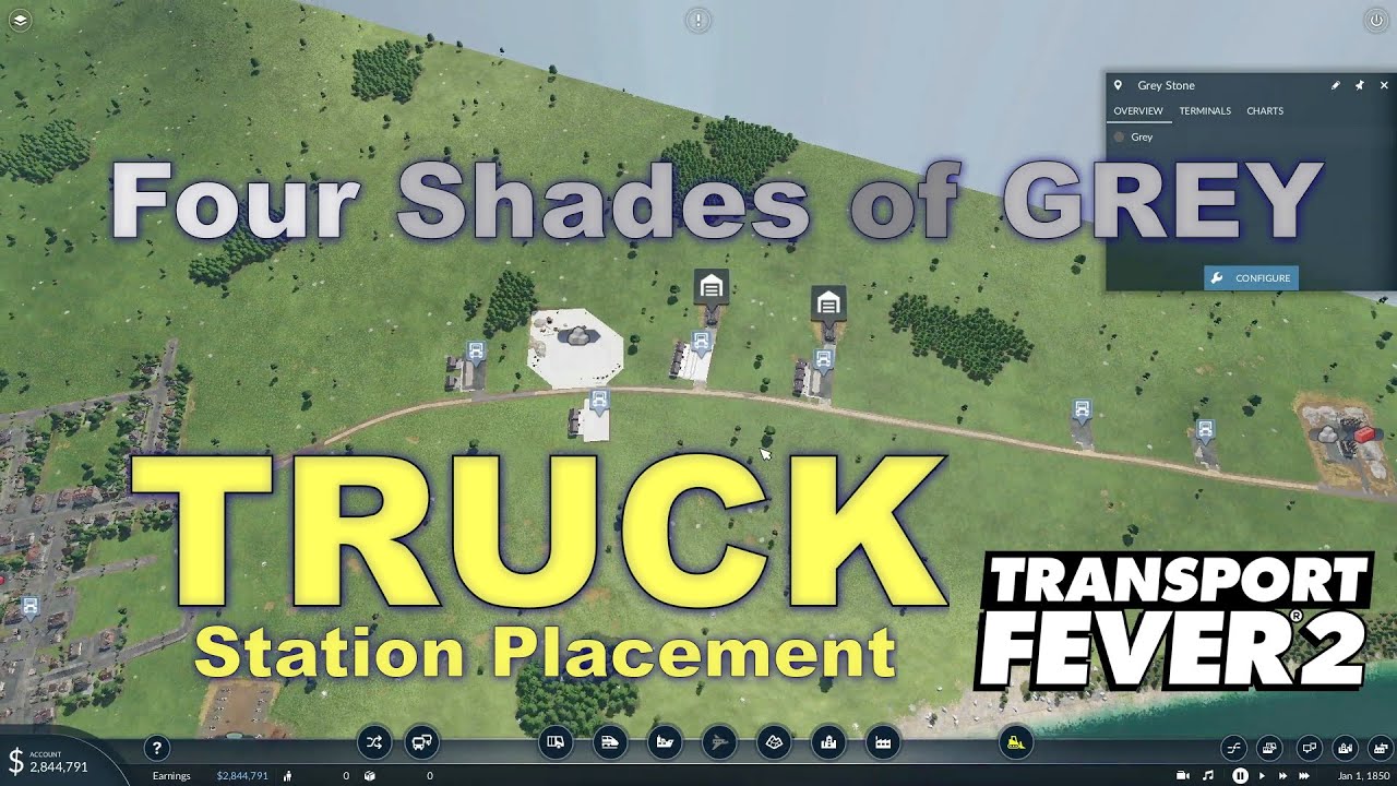 Transport Fever 2 - BEST Truck Station Placement Test