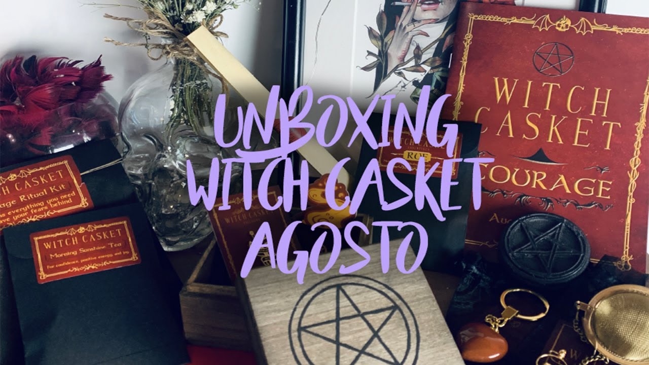 UNBOXING WITCH CASKET AGOSTO 🔮