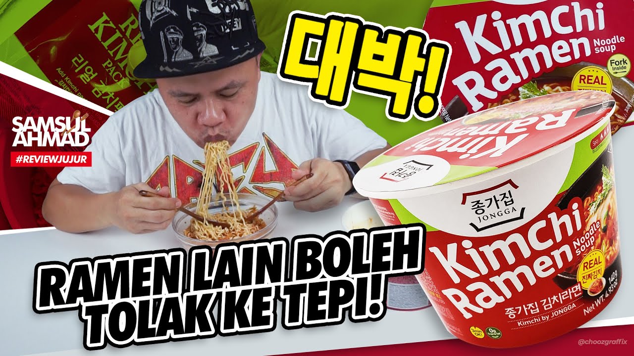 Real Kimchi Ramen Jongga, Kimchi Fresh Sebenar Dalam Mi Segera Wooo!