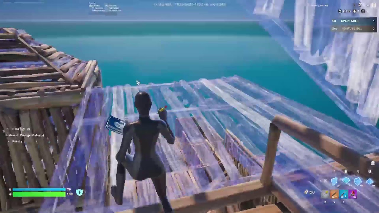 Playing Fortnite