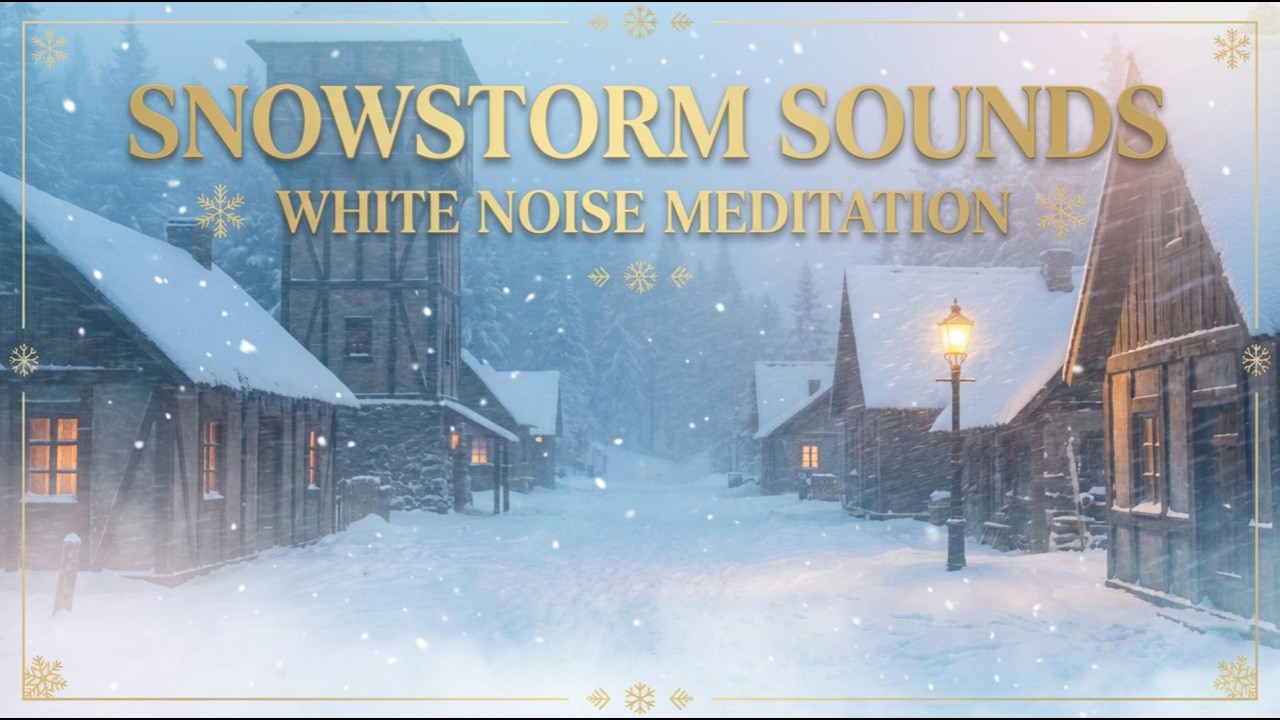 STOP Your Racing Mind with This Fierce Blizzard - Sleep Therapy