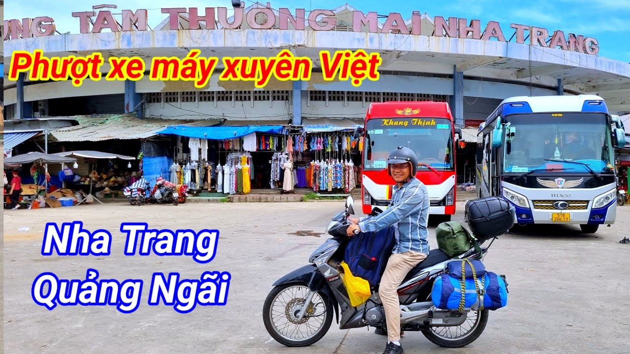 Phượt xe máy xuyên Việt. đặc sản bún cá Nha Trang và cơm gà đèo Cù Mông Phú Yên