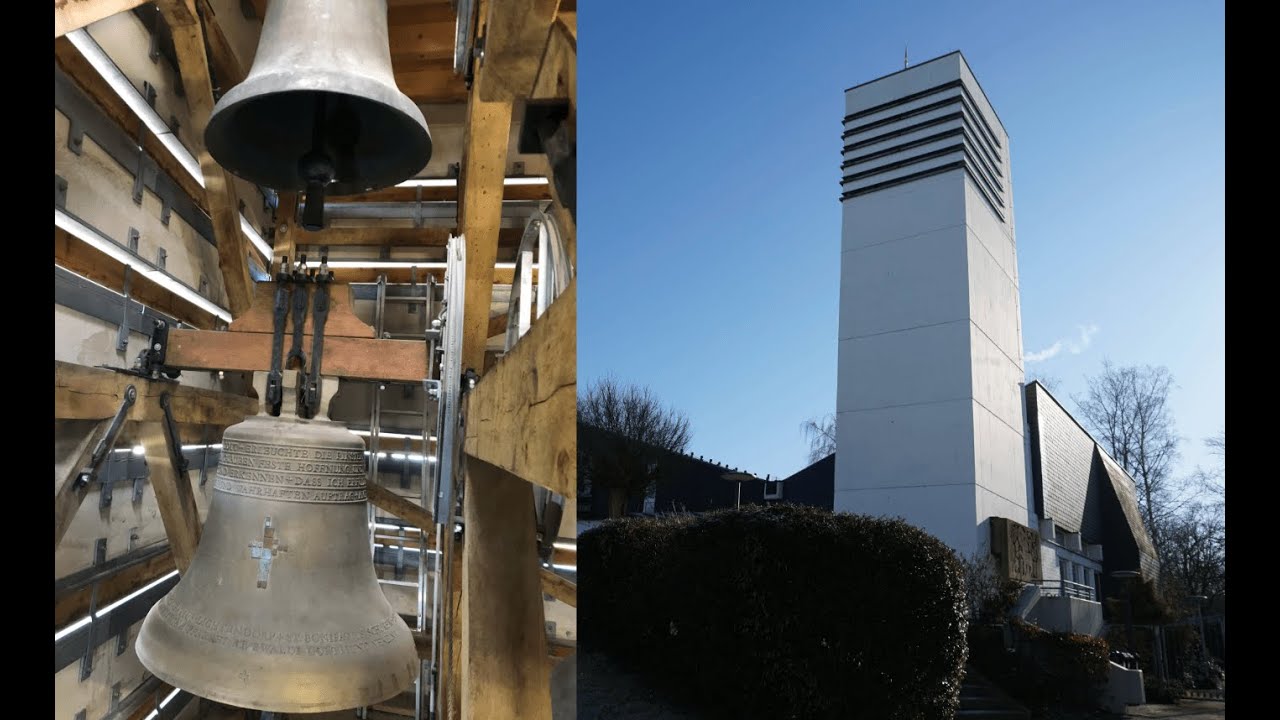 Dortmund (Schüren): St. Bonifatius (Vollgeläut der Glocken)