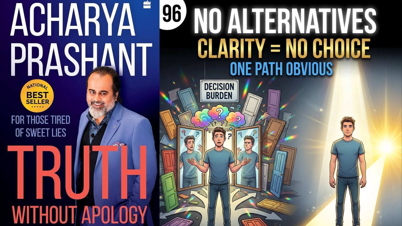 Chapter 96 Plan B रखे या नहीं? | Clarity Leaves No Alternatives | @आचार्य प्रशान्त - Acharya Prashant​