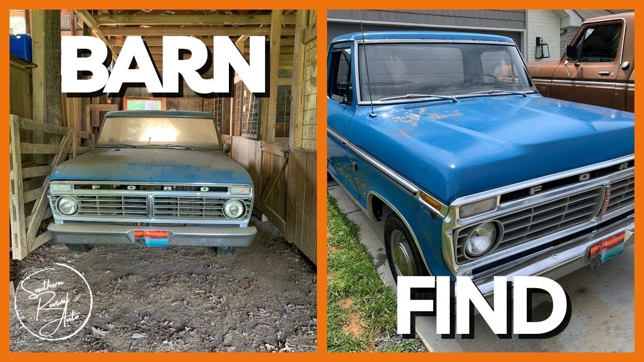 50 Year Old Ford BARN FIND Revival! 1973 Ford F100 Short Bed #ford #revival #classic