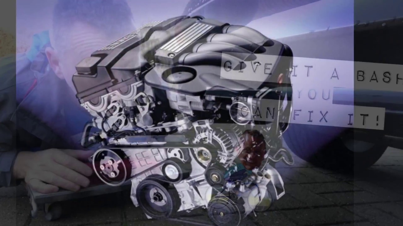 BMW 318i 3 Series Alternator Belt Broken How to Replace Serpentine Ribbed belt Engine aux drive belt