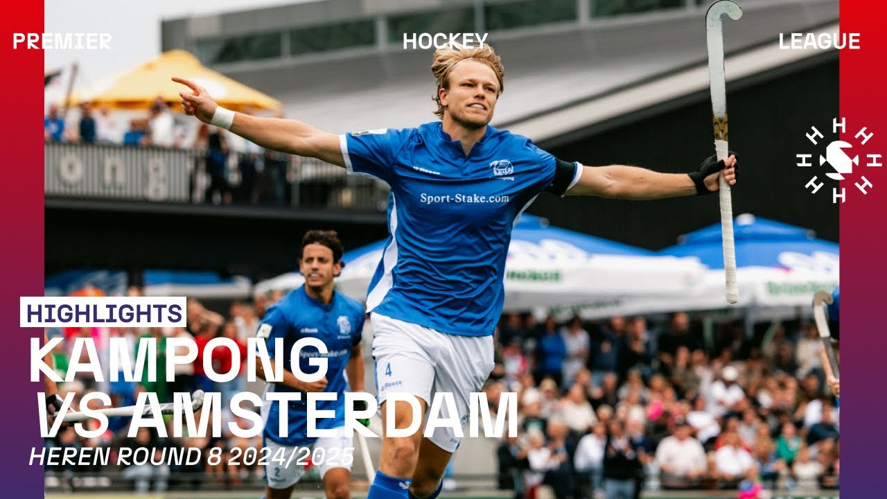 Kampong - Amsterdam 🏑 Tulp Hoofdklasse Heren ‘24/’25 RONDE 8 | Samenvatting