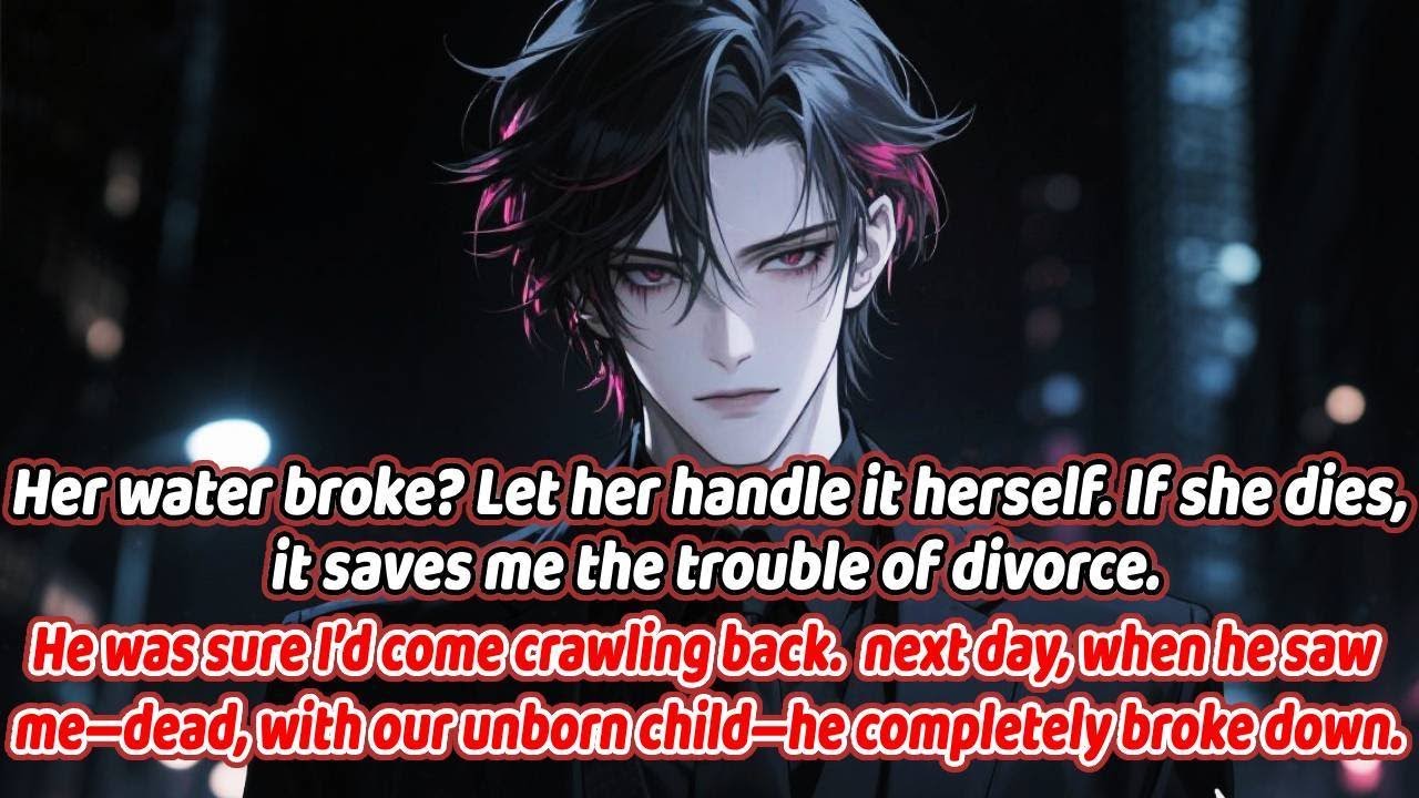 Her water broke? Let her figure it out herself. If she dies, I won’t have to go through the divorce.