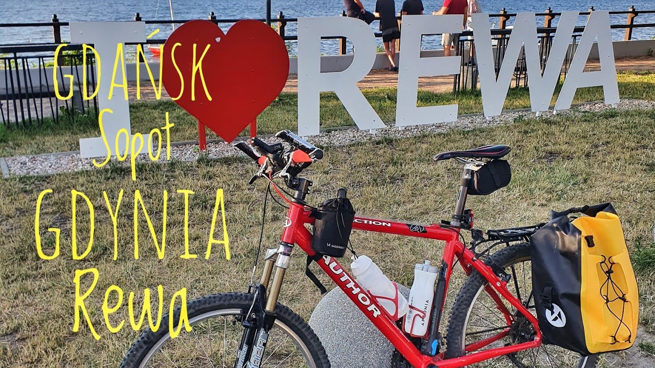 Z Gdańska przez Sopot i Gdynię do REWY na plażę. Drogi rowerowe Trójmiasta