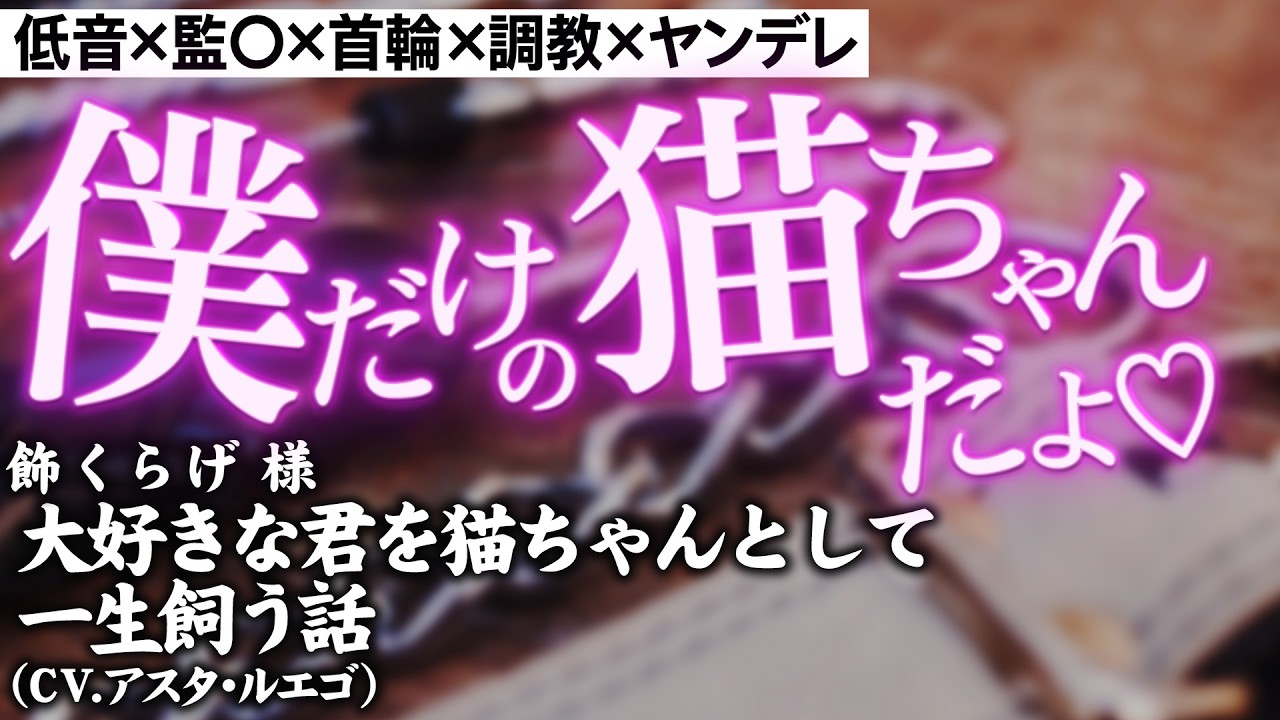 【溺愛ヤンデレ】大好きな君を猫ちゃんとして一生飼う話【監〇/首輪/調教/ご褒美】