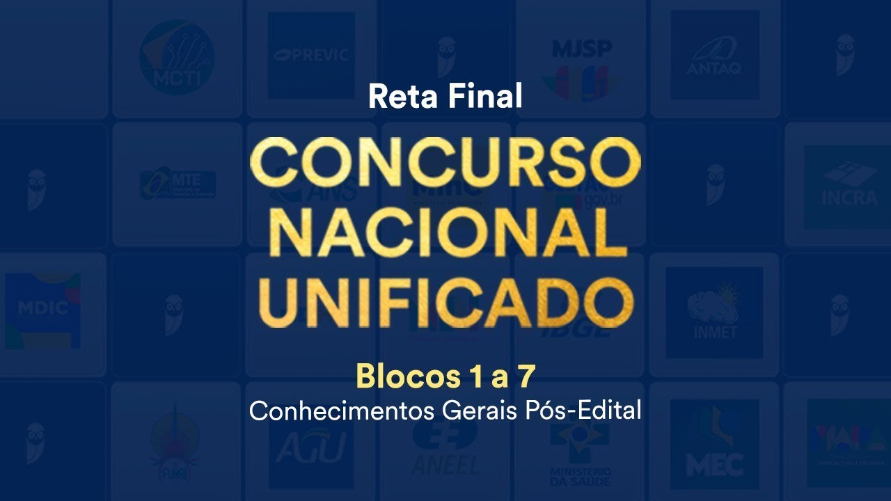 Reta Final CNU - Blocos 1 a 7: Diversidade e Inclusão na Sociedade - Prof. Rodolfo Gracioli