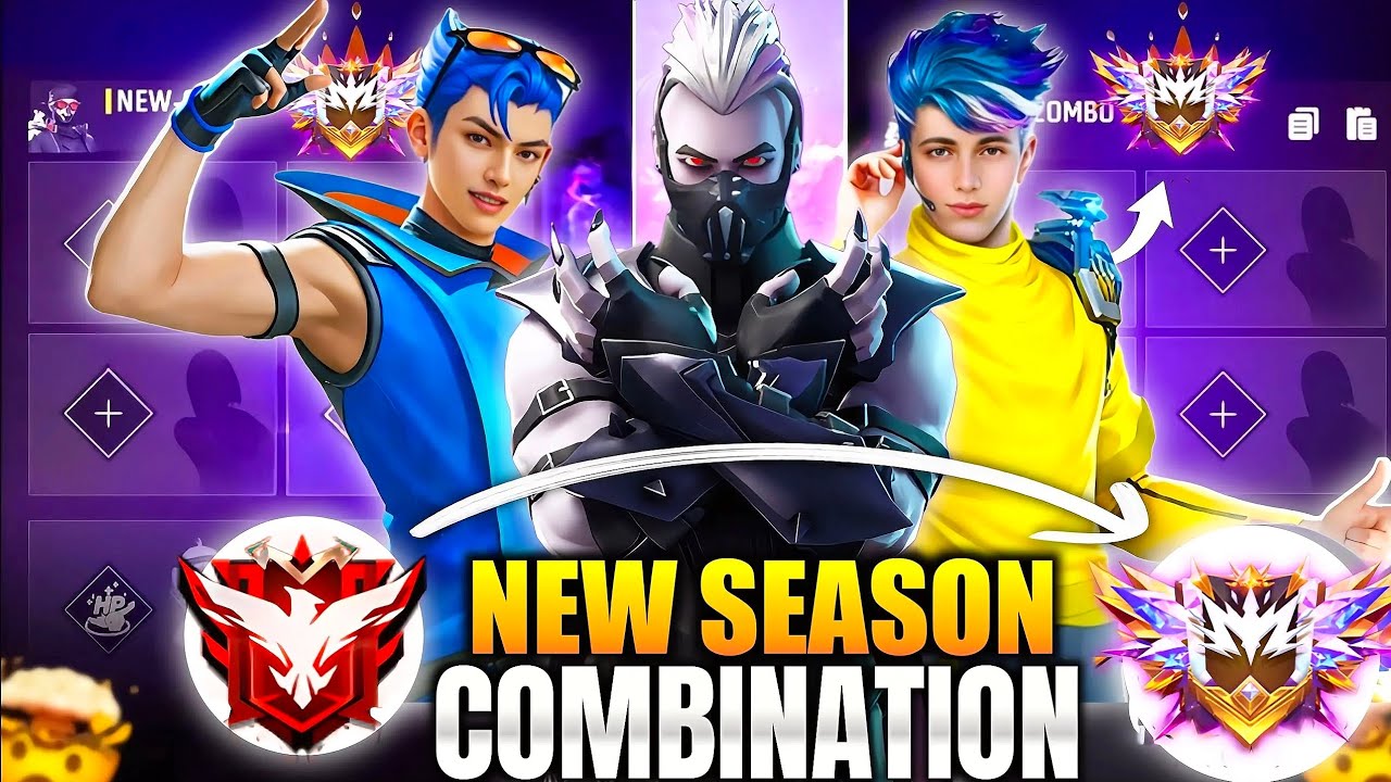 (New Season) Br Rank Best Character Combination | Character Combination For Br Rank Push | Rank Push