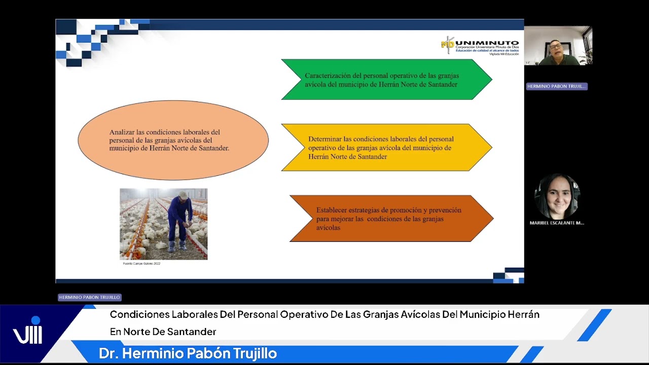 Condiciones Laborales Del Personal Operativo De Las Granjas Avícolas Del Municipio Herrán