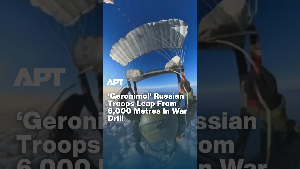 Russia&rsquo;s Airborne Troops Jump From 6,000 Metres In Centre 2026 War Games | APT