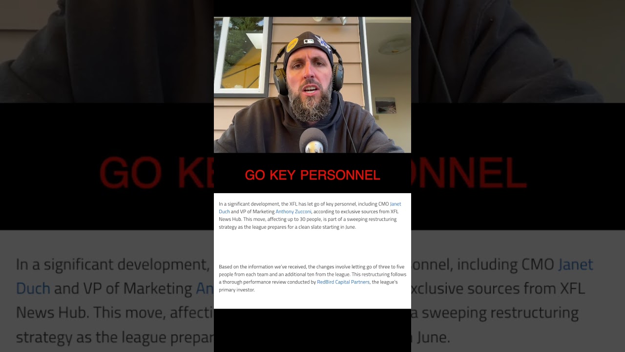 BREAKING XFL 2023 News: Major Changes in XFL As League Makes Widespread Cuts - 