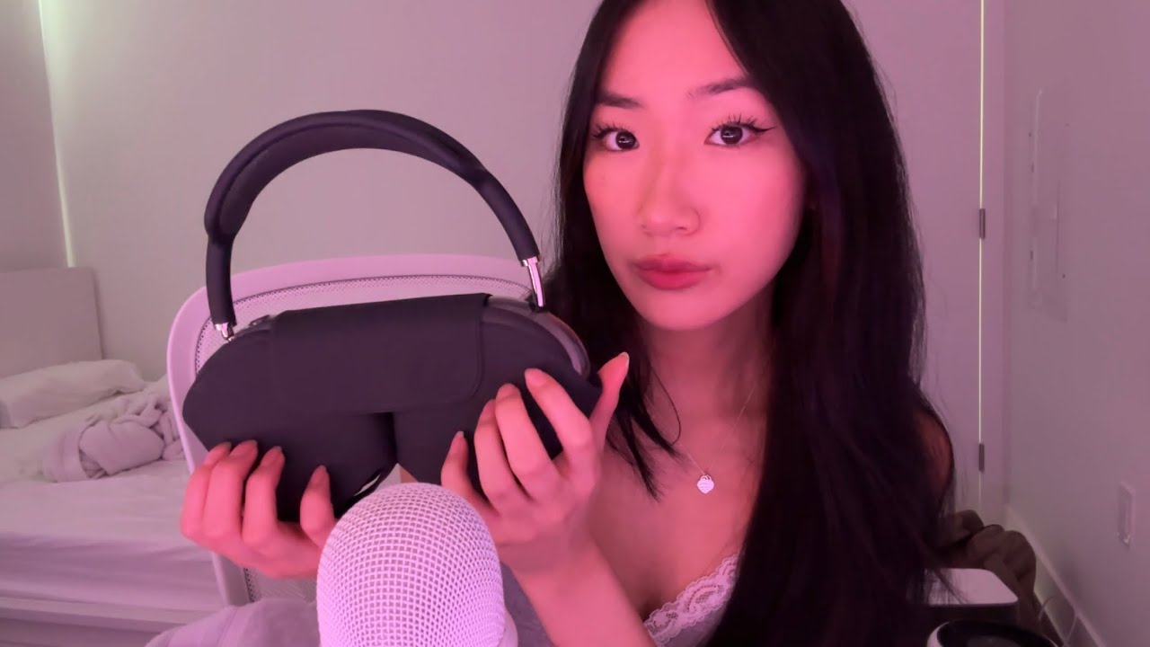 ASMR tapping and scratching on random things for relaxing