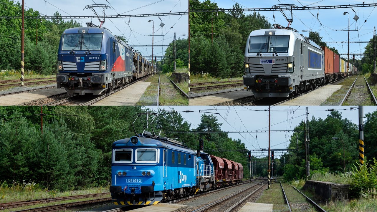 STARÁ BOLESLAV | TRENI PASSEGGERI E MERCI IN ARRIVO, PARTENZA E TRANSITO