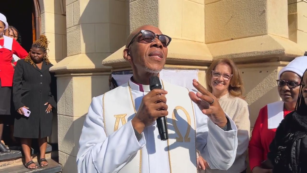 Unveiling of the commemorative stone - Bishop Dr Mokgothu | 120 years of Sunnyside Methodist Church