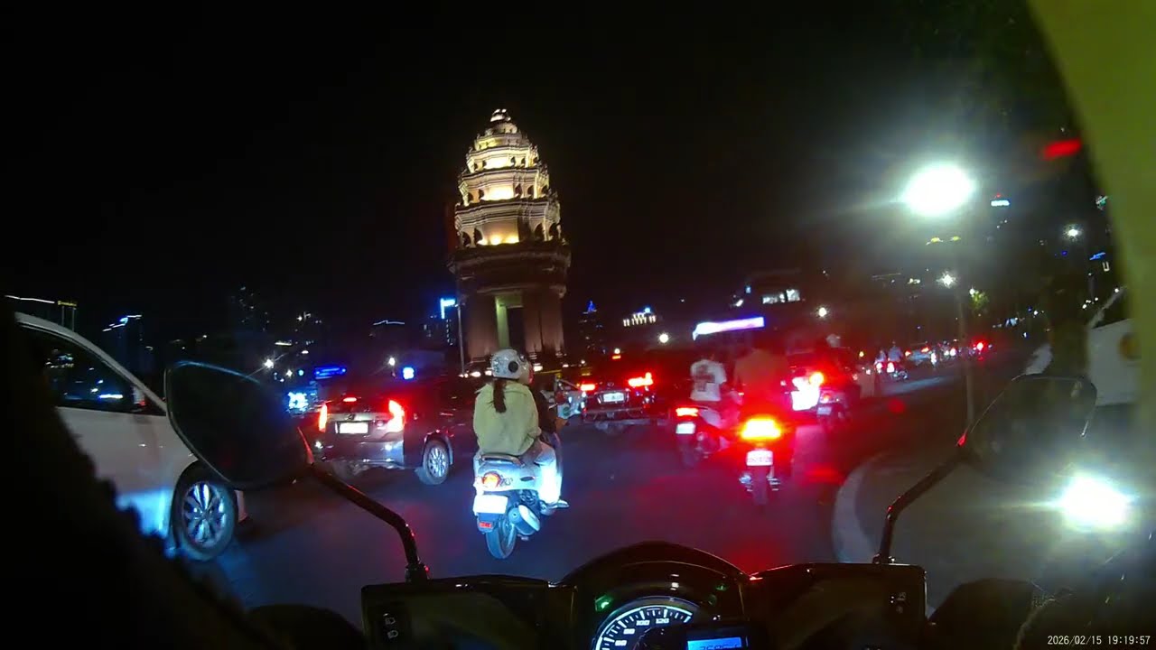 Driving fromToul Kork to Aeon Mall in Phnom Penh - Cambodia part 2
