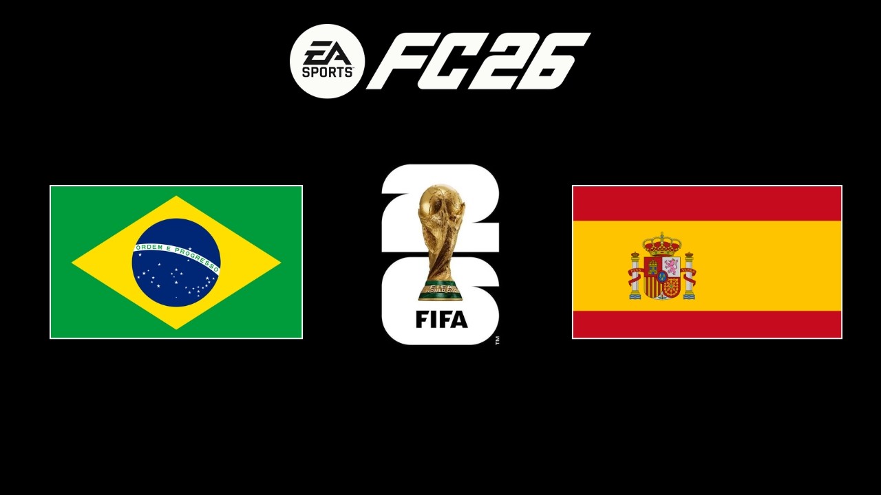 Brasil X Espanha: Copa do Mundo 2026 | EAFC26 Gameplay | 4K
