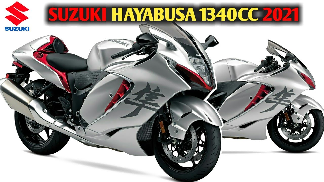 2021 Suzuki Hayabusa 1340cc  World Fastest Super Bikes| Metallic Matte Sword Silver & Candy Daring|