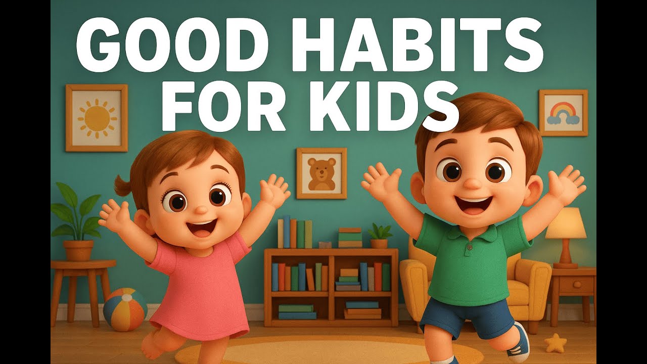 Good Habits for Kids ✨ Cute Animated Family Story #goodhabits #cartoon #nurseryrhymes #newsong