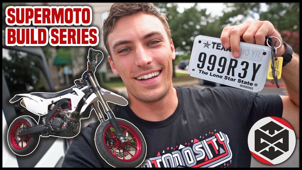 Making a Dirt Bike STREET LEGAL!! [Supermoto Build Part 15]