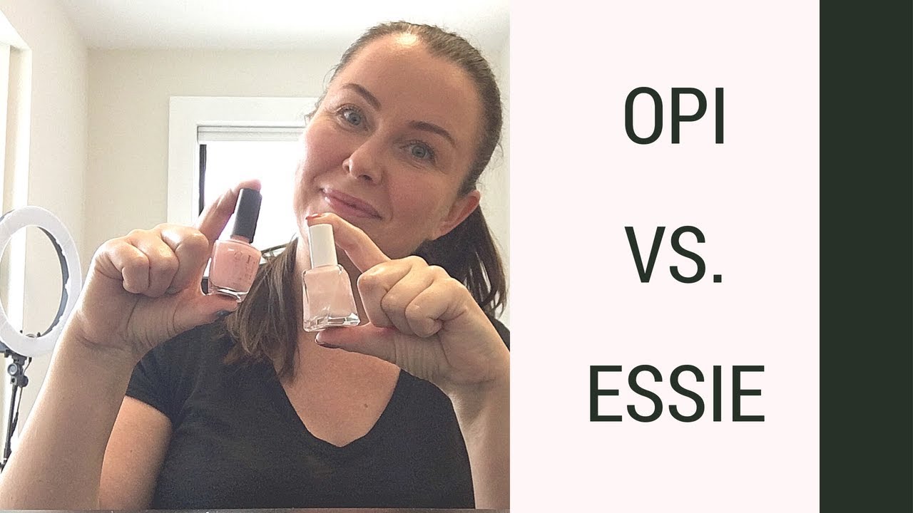 OPI Infinite Shine vs. Essie Gel Couture Wear TEST on a client