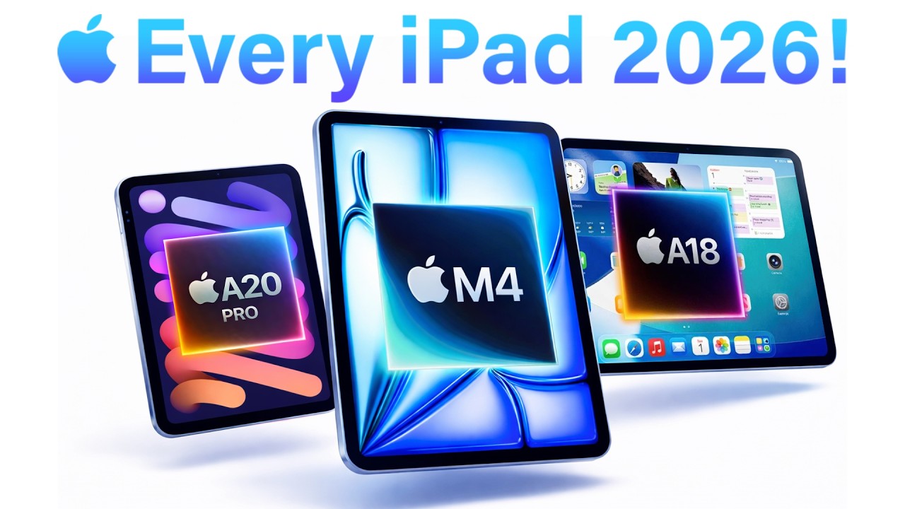 Every 2026 iPad REVEALED!&mdash; OLED Air and Mini?