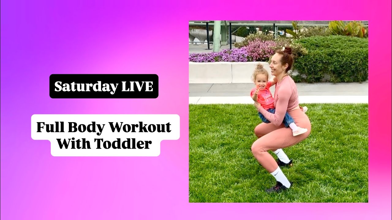Home workout with my toddler
