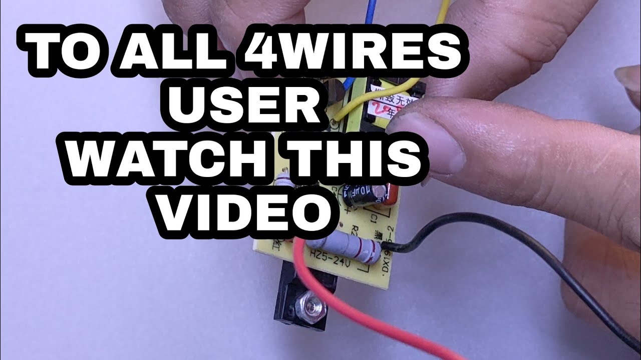 4 wires module user tips