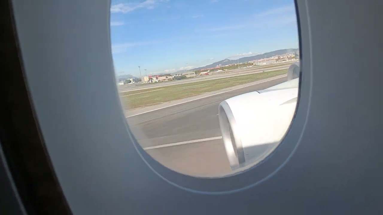 Landing at Barcelona