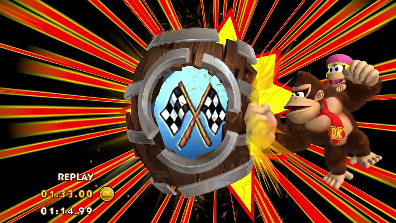 DKC: Tropical Freeze - KONG Level Speedruns (Shiny Gold + No Damage)