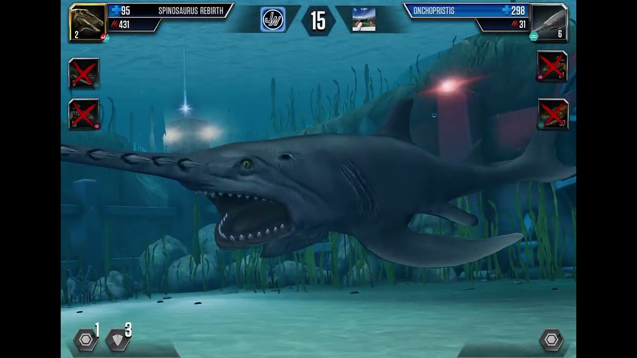 Unlocking yet another common rumble pack, Spino rebirth unlock, and more! Jurassic World: The Game