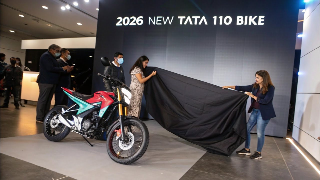&laquo;ВЫПУЩЕН НОВЫЙ МОТОЦИКЛ TATA 110!😱 Первый двухколесный мотоцикл Tata 2026 года | Цена, характерис...