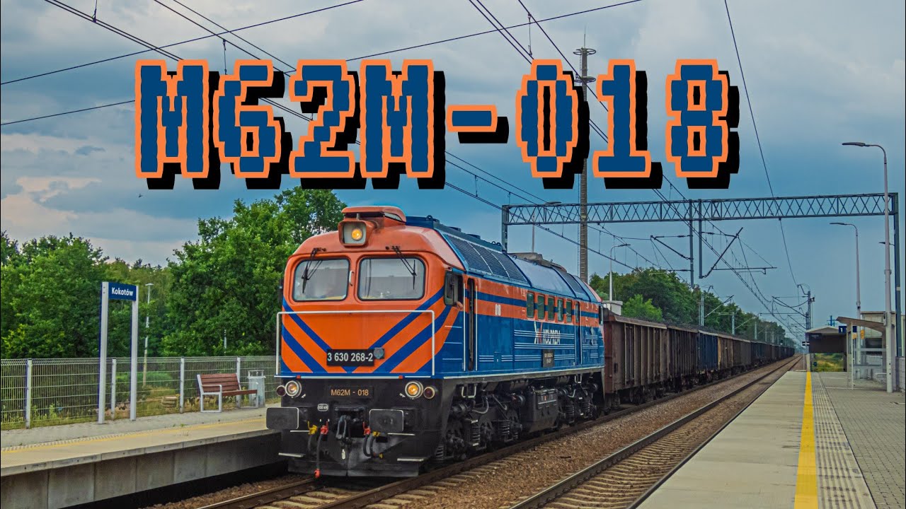 M62M-018 w służbie Kolpremu z węglarkami | Kokot&oacute;w