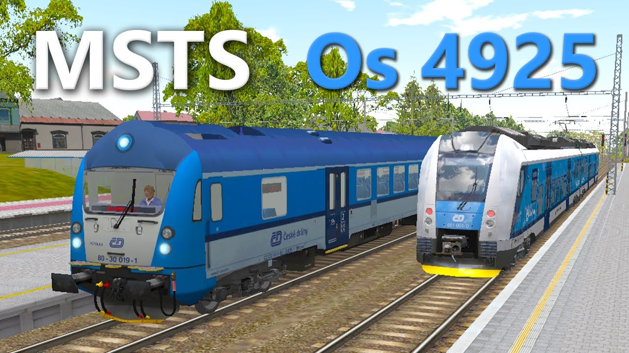 Microsoft Train Simulator - trať BP | Os 4925 Brno hl.n. - Židlochovice