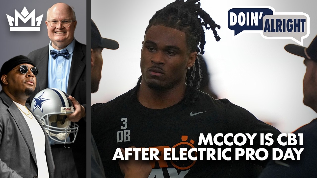 Jermod McCoy Is CB1 After IMPRESSIVE Pro Day! + QB Breakdowns | Doin&rsquo; Alright Draft Edition