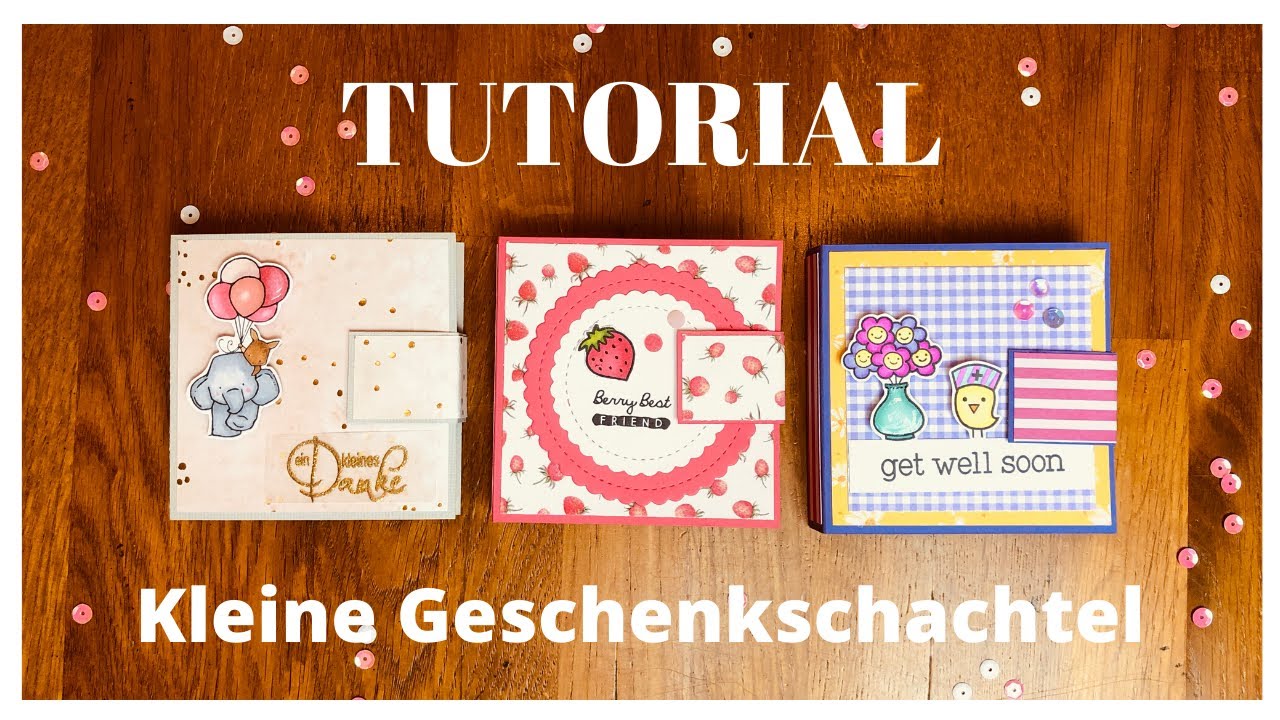 ☀️💞 DIY I Kleine Geschenkschachtel I Bastelanleitung ☀️💞