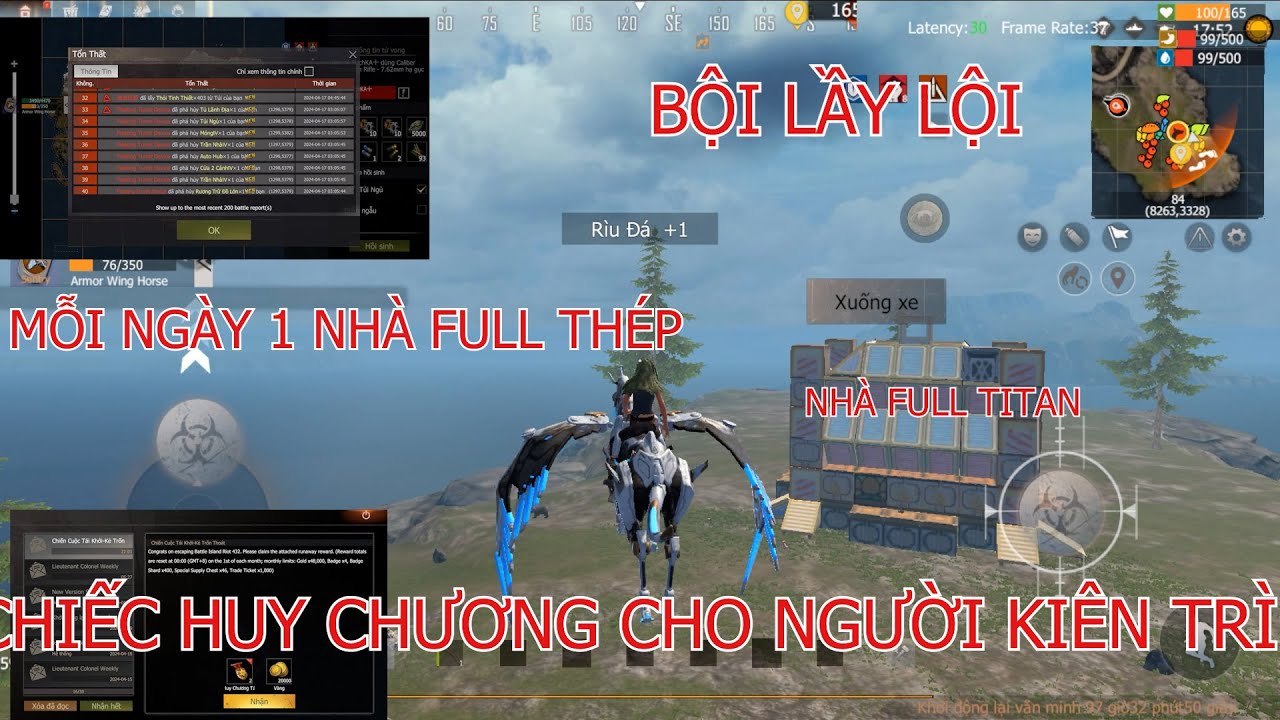 hưỡng dẫn ăn hc sever chuẩn không cần mecha siêu lầy | mỗi ngày 1 nhà full thép | trùm sever tự bỏ