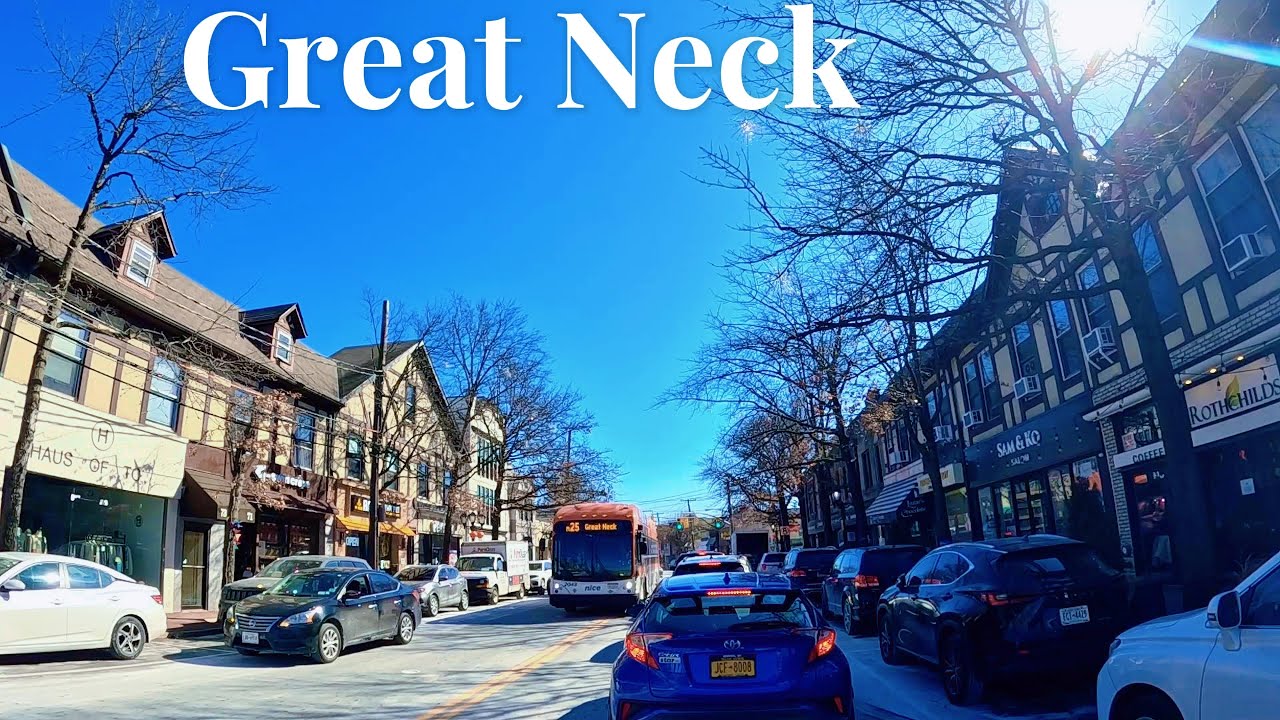 Journey Through Great Neck, NY: Where Tradition Meets Modernity! - 4K Drive