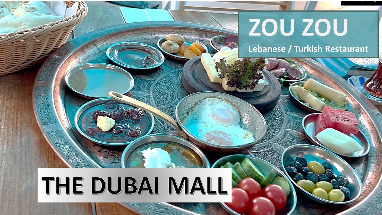 Breakfast at Zou Zou Restaurant, Dubai Mall