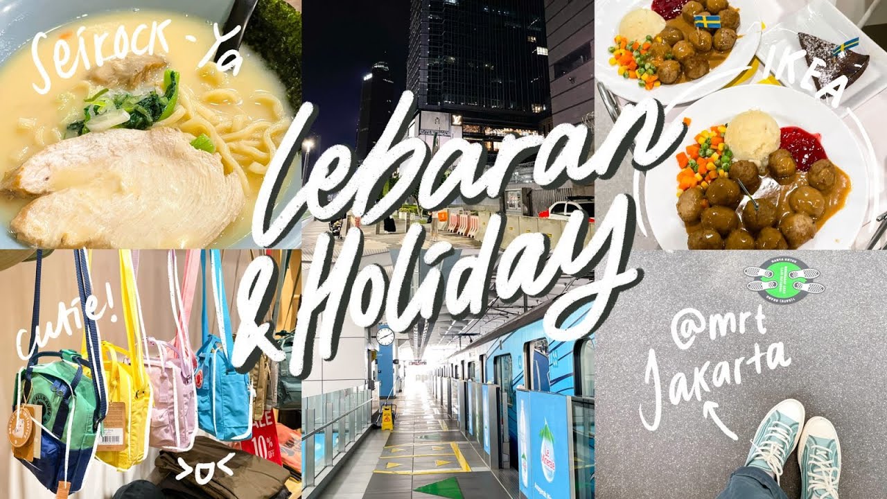 lebaran & holiday vlog 2022 | trip to jakarta